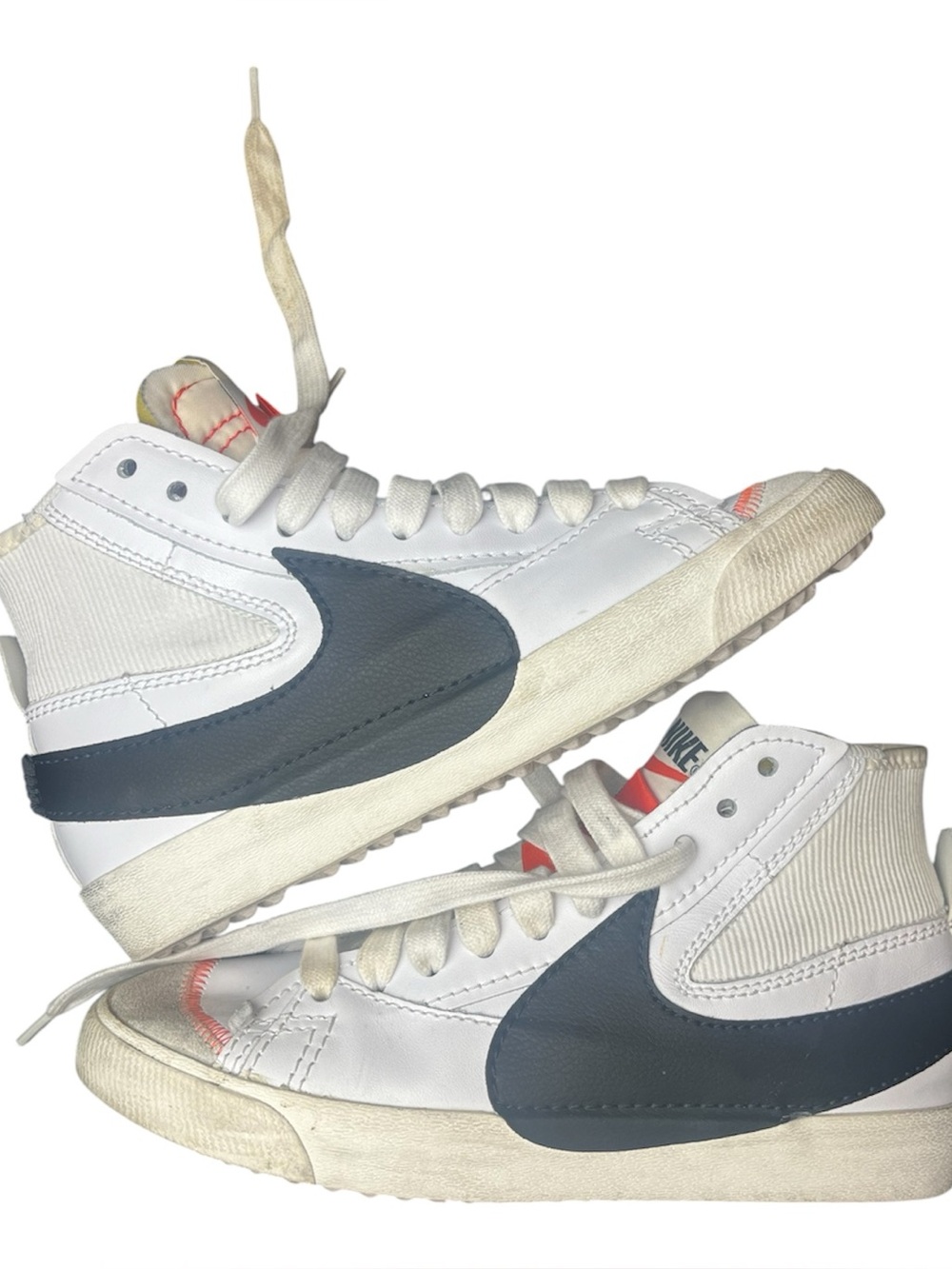 Nike Blazer Mid '77 Jumbo Swoosh White Black DD3111-100 Size 9